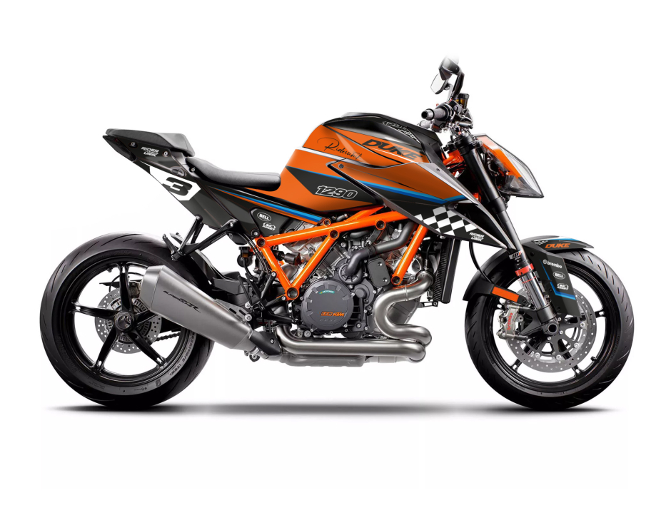 KIT DECO KTM DUKE / SUPERDUKE CHECK ORANGE 1