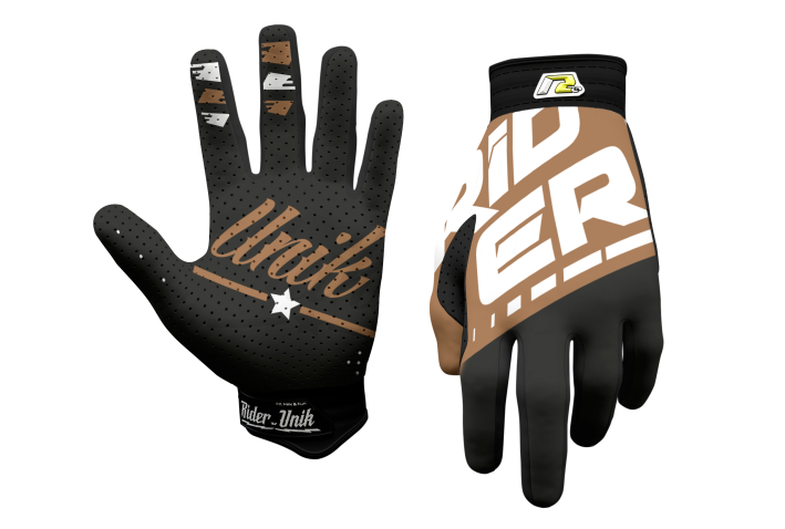 Gants motocross RiderUnik Rider Brown