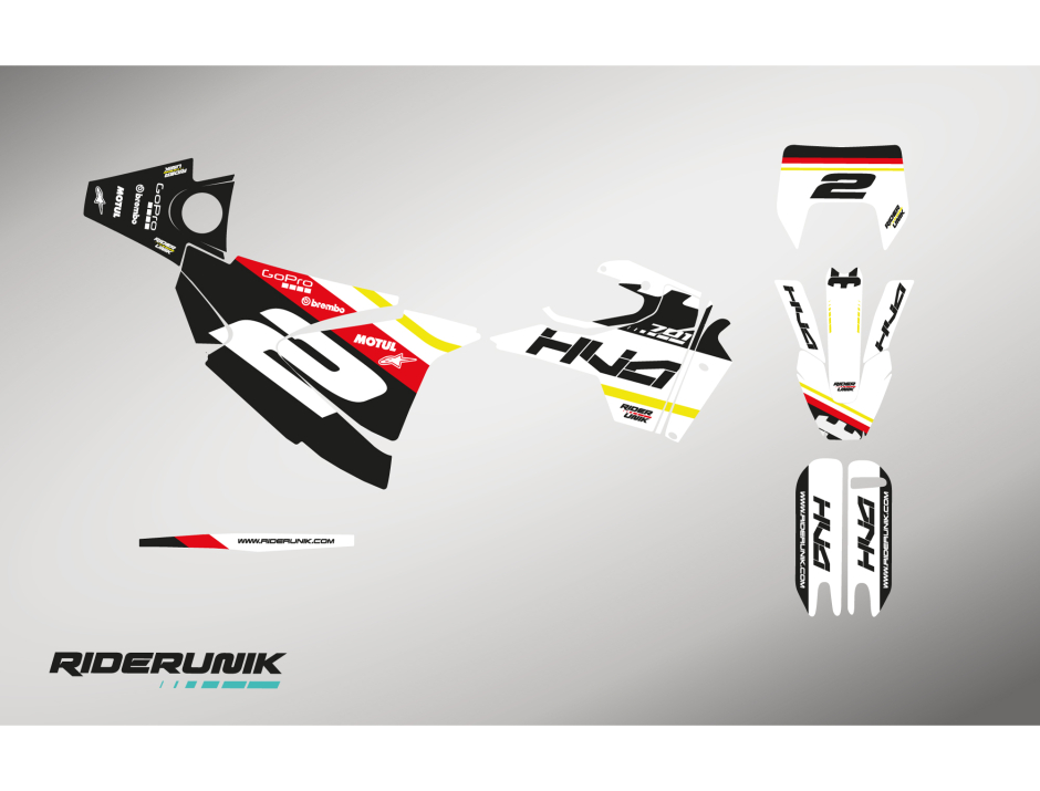 KIT DECO 701 HVA RACE FLUO 2