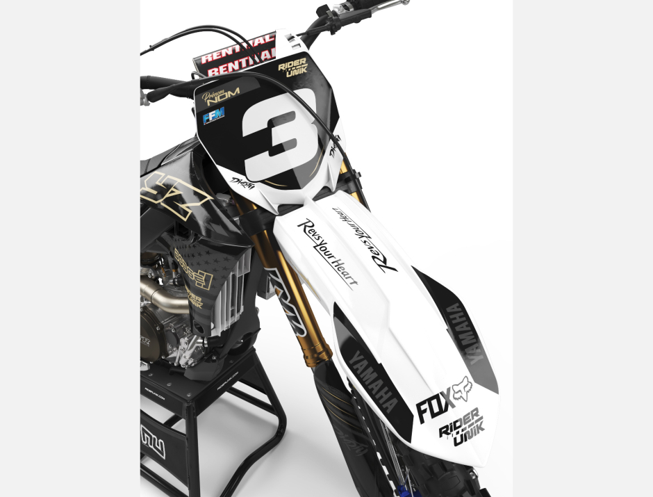 KIT DECO MOTOCROSS YZ/YZF DRT WHITE 3