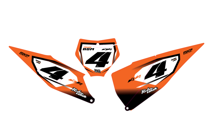 KIT DECO FONDS DE PLAQUES KTM BLIZ