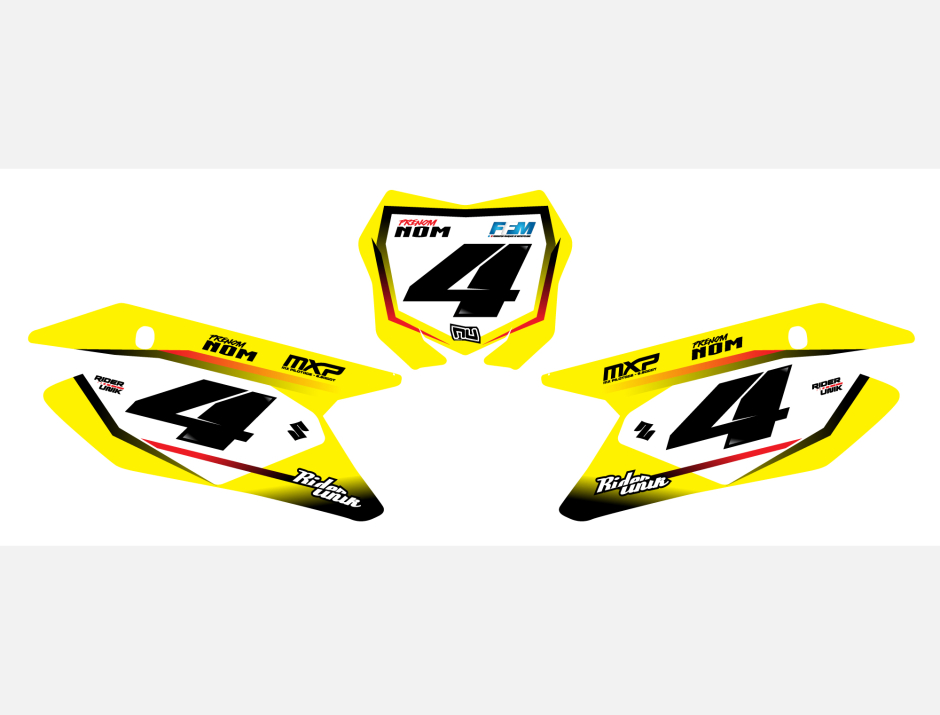 KIT DECO FONDS DE PLAQUES SUZUKI BLIZ 1