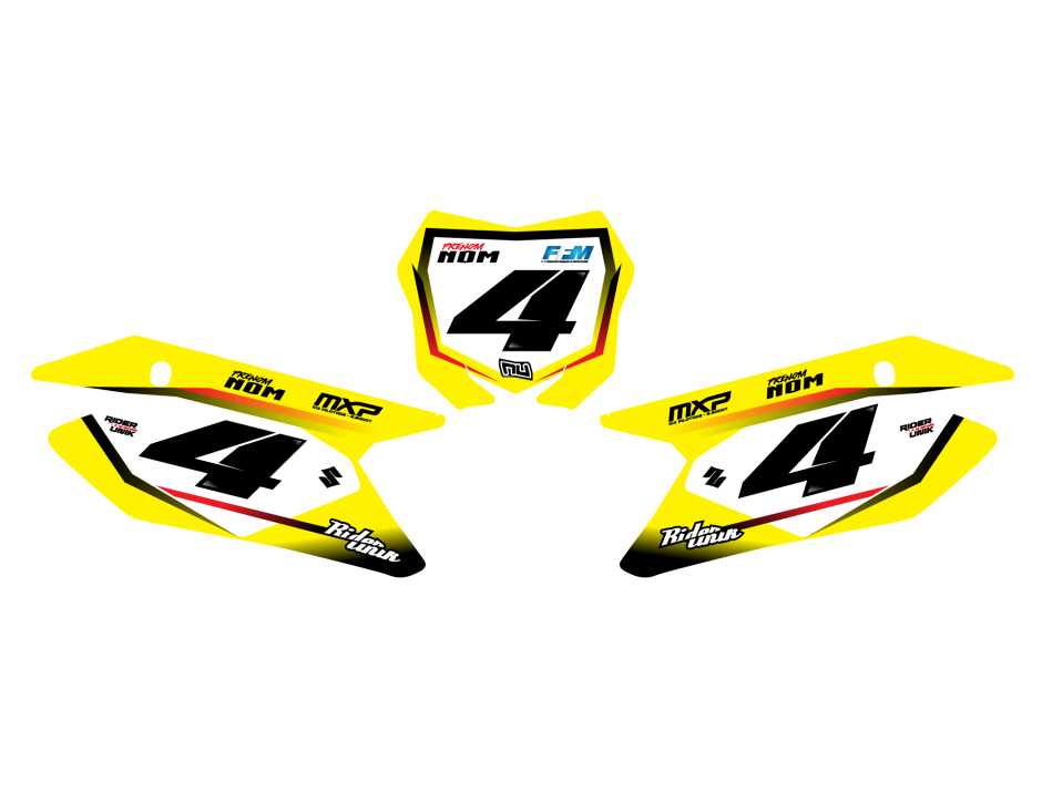 KIT DECO FONDS DE PLAQUES SUZUKI BLIZ 1