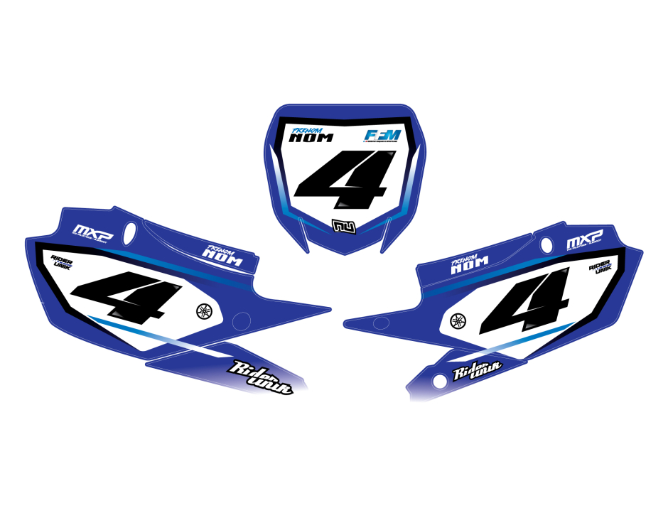 KIT DECO FONDS DE PLAQUES YAMAHA BLIZ 1