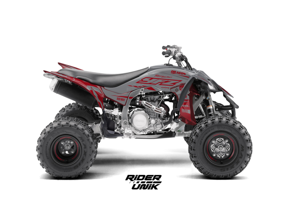Kit déco quad Yfz-R PHELIX DEEP RED 1