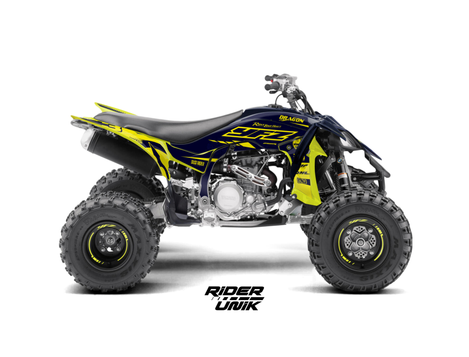 Kit déco quad Yfz-R PHELIX YELLOW 1