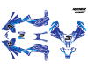 Kit déco quad Yfz-R DJIZI BLUE 2