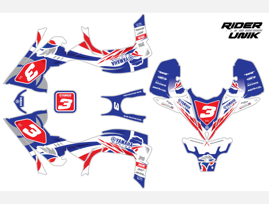 Kit déco quad Yfz-R FRANCE 2