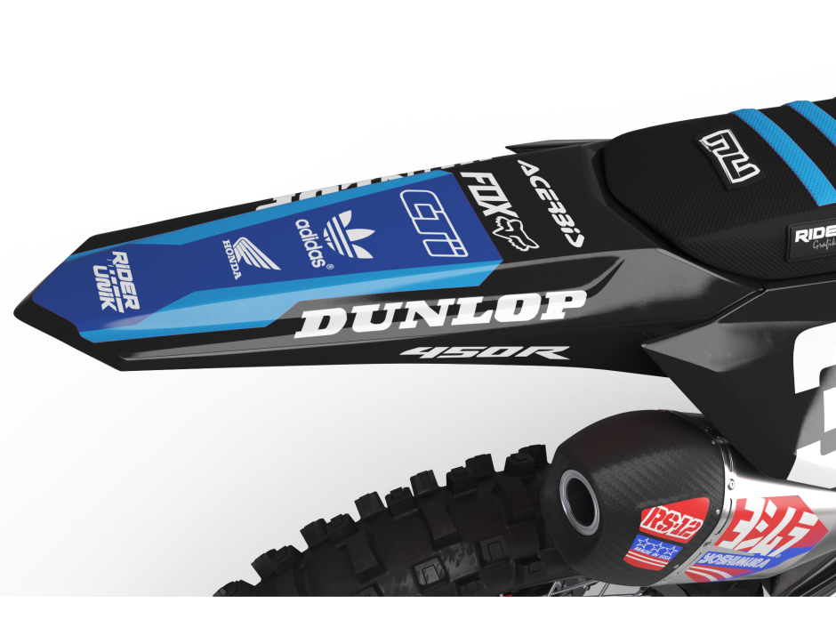 KIT DECO MOTOCROSS CR/CRF ERA BLACK RED 2