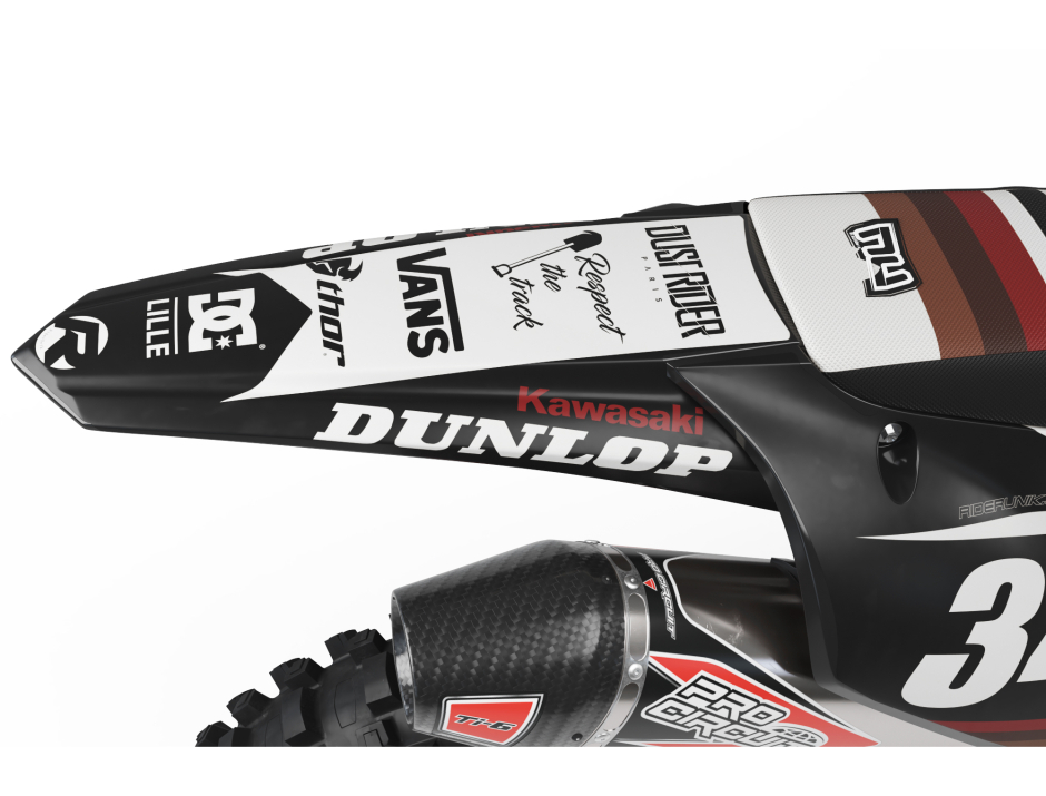 KIT DECO MOTOCROSS KAWASAKI SAB WHITE 2