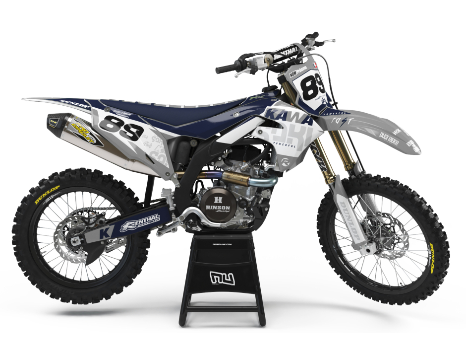 KIT DECO MOTOCROSS KAWASAKI LUC GREY 1