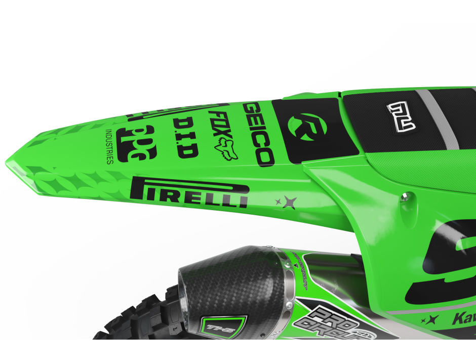 KIT DECO MOTOCROSS KAWASAKI LIZ GREEN 2