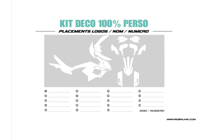 KIT DECO KTM ADVENTURE 100% PERSO