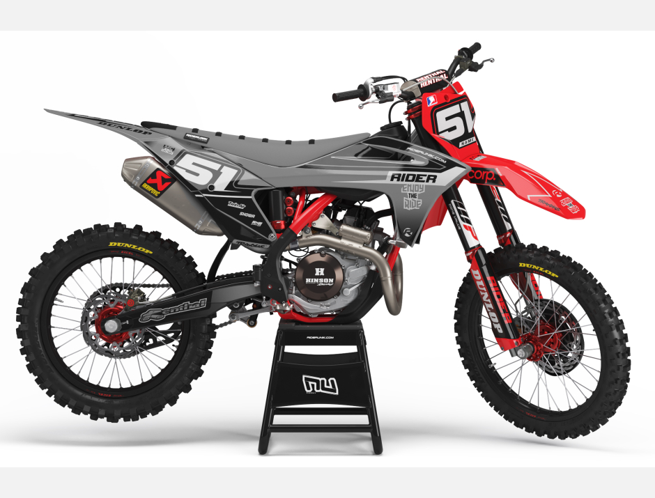 KIT DECO MOTOCROSS MC/EC IMOR GREY 1