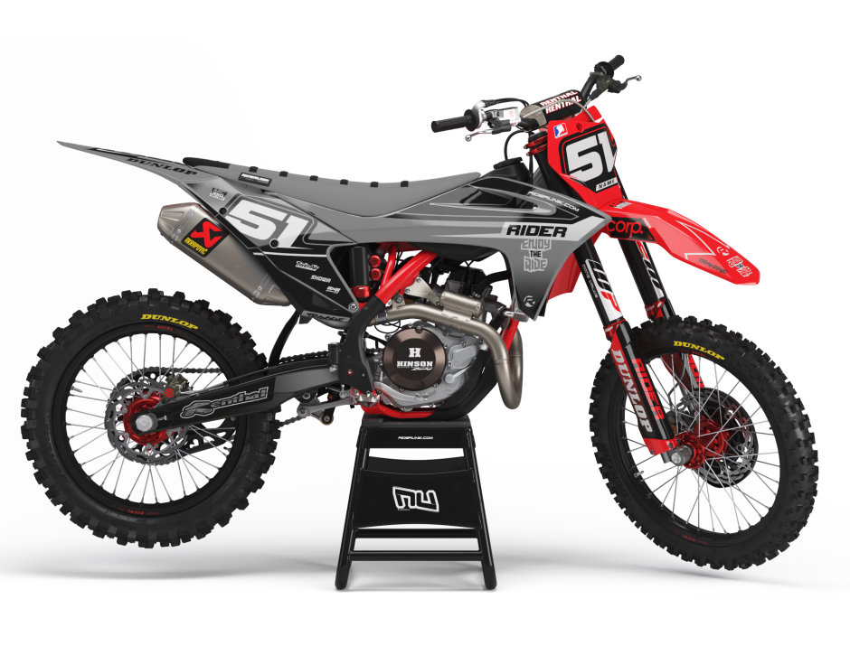 KIT DECO MOTOCROSS MC/EC IMOR GREY 1