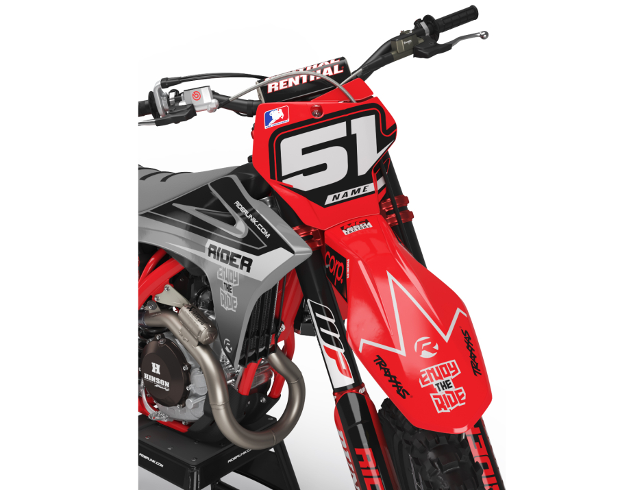 KIT DECO MOTOCROSS MC/EC IMOR GREY 3