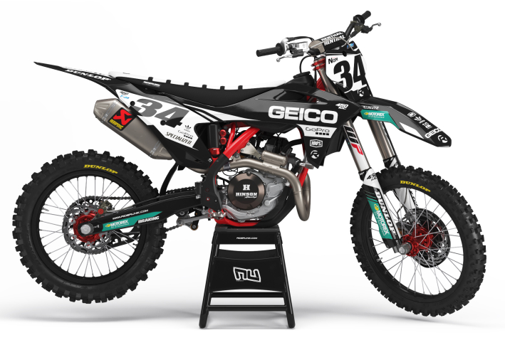 KIT DECO MOTOCROSS MC/EC OFF BLACK