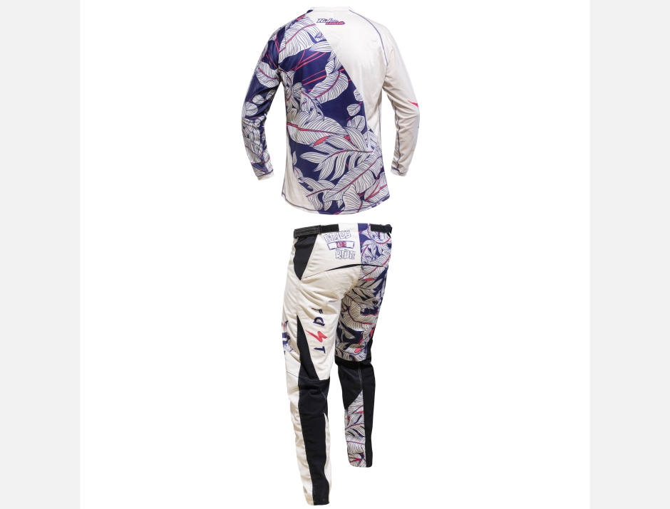 Tenue motocross RiderUnik Floral + Flocage Nom + Numéro offert 2
