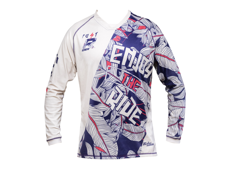 Tenue motocross RiderUnik Floral + Flocage Nom + Numéro offert 3