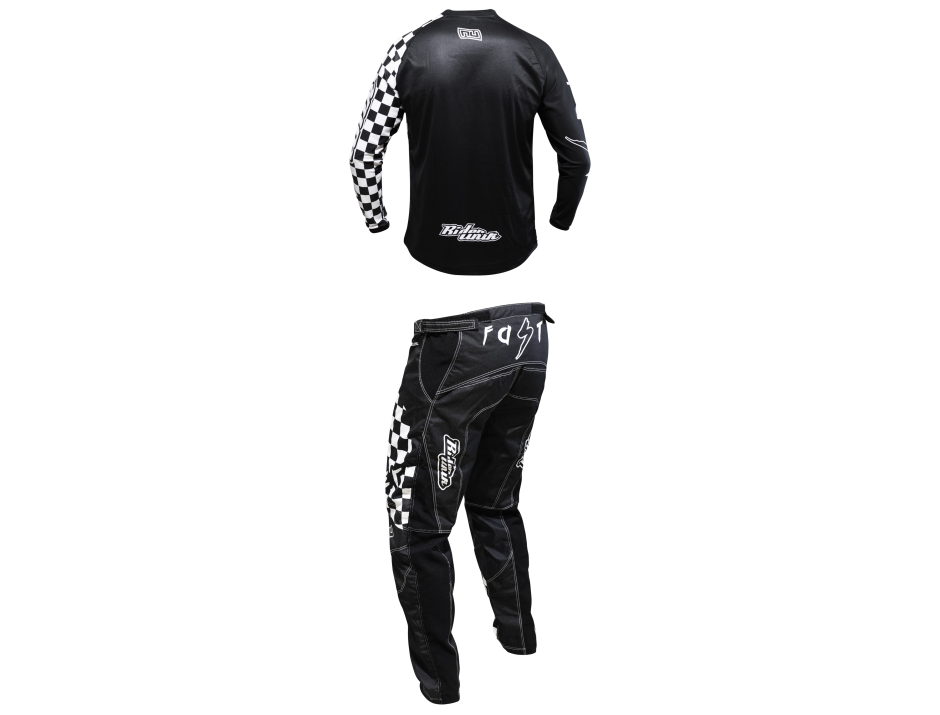Tenue motocross RiderUnik Check + Flocage Nom + Numéro offert 2