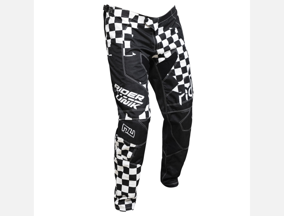 Tenue motocross RiderUnik Check + Flocage Nom + Numéro offert 5