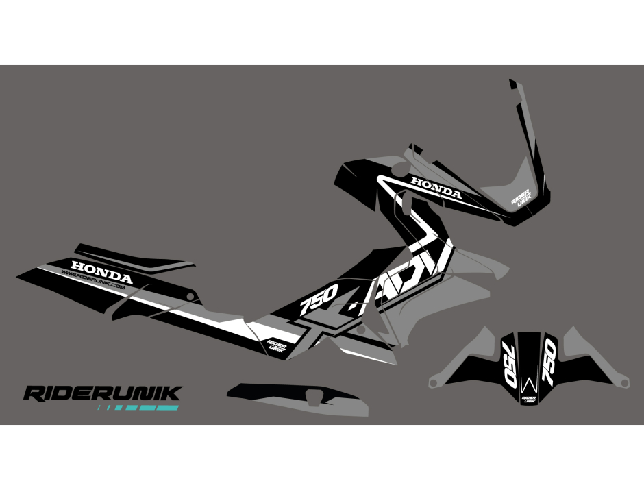 KIT DECO MAXISCOOT 750 XADV COD GREY 2