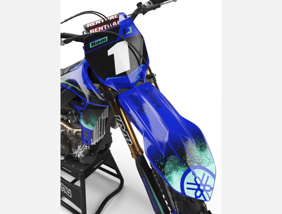 KIT DECO MOTOCROSS YZ/YZF ROM BLUE 3