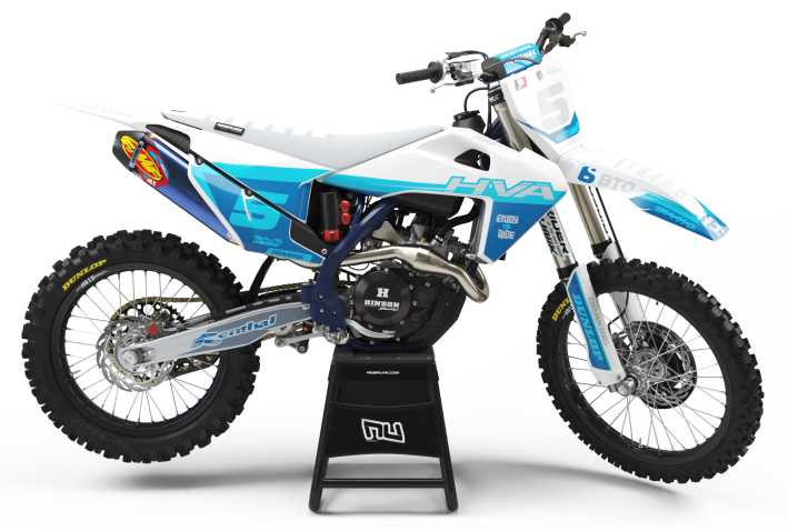 KIT DECO MOTOCROSS HUSQVARNA DEC BLUE