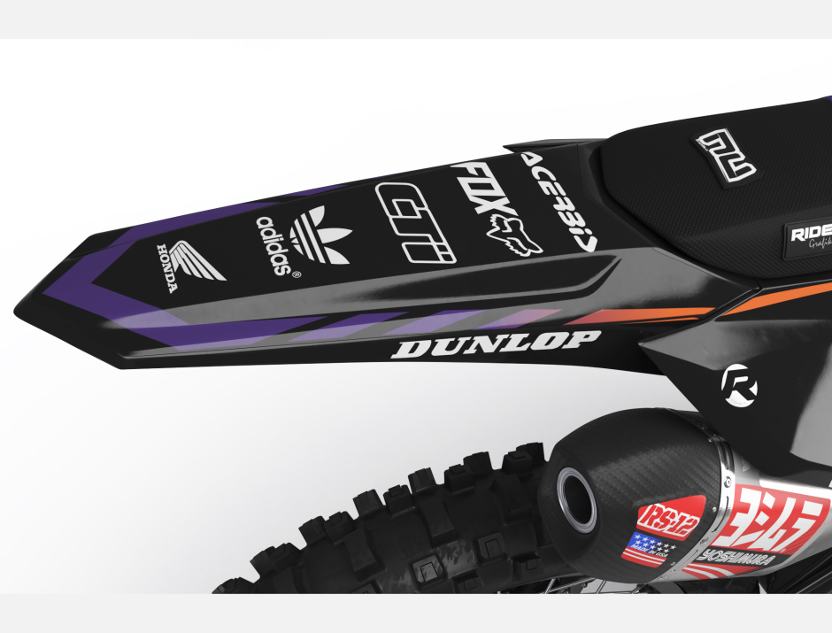 KIT DECO MOTOCROSS CR/CRF ROCKET WHITE 2