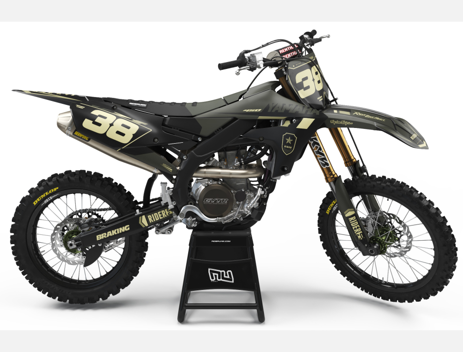 KIT DECO MOTOCROSS YZ/YZF TREK KAKI 1