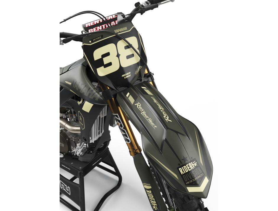 KIT DECO MOTOCROSS YZ/YZF TREK KAKI 3