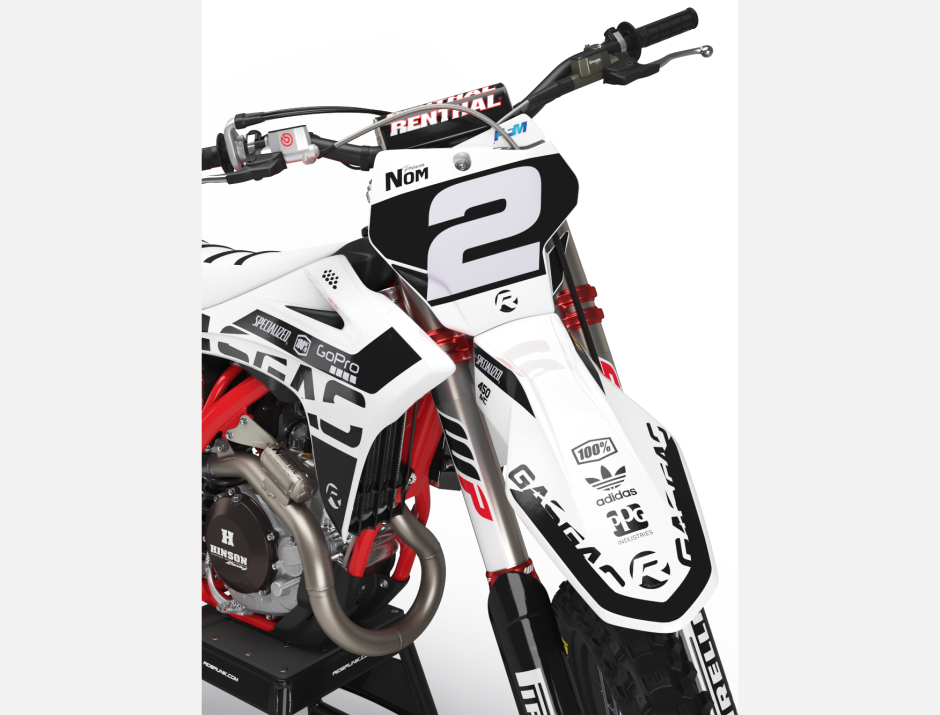 KIT DECO MOTOCROSS MC/EC MELC WHITE 3