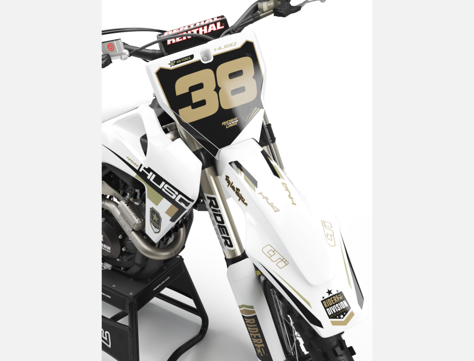 KIT DECO MOTOCROSS HUSQVARNA TREK WHITE 3