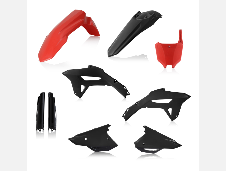 Kit plastique Acerbis Honda CRF 450 2021 Red/Black 1