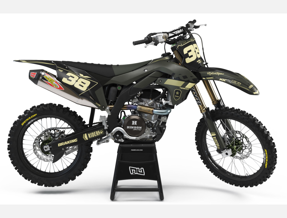 KIT DECO MOTOCROSS KAWASAKI TREK KAKI 1
