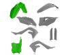 Kit plastique Acerbis Kawasaki Vert/Gris 1