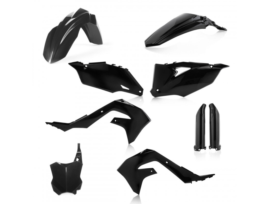 Kit plastique Acerbis Kawasaki Noir 1