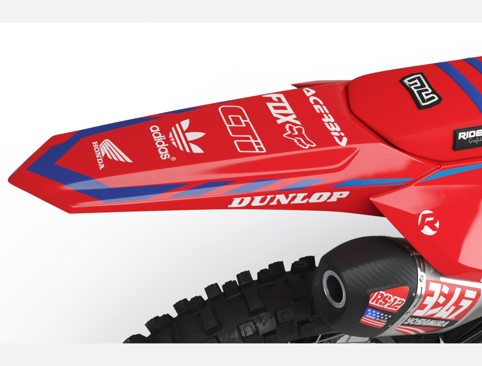 KIT DECO MOTOCROSS CR/CRF ROCKET RED 2