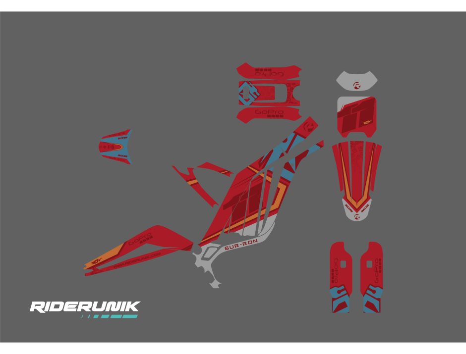 KIT DECO SUR-RON TOY RED 2