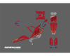 KIT DECO SUR-RON TOY RED 2