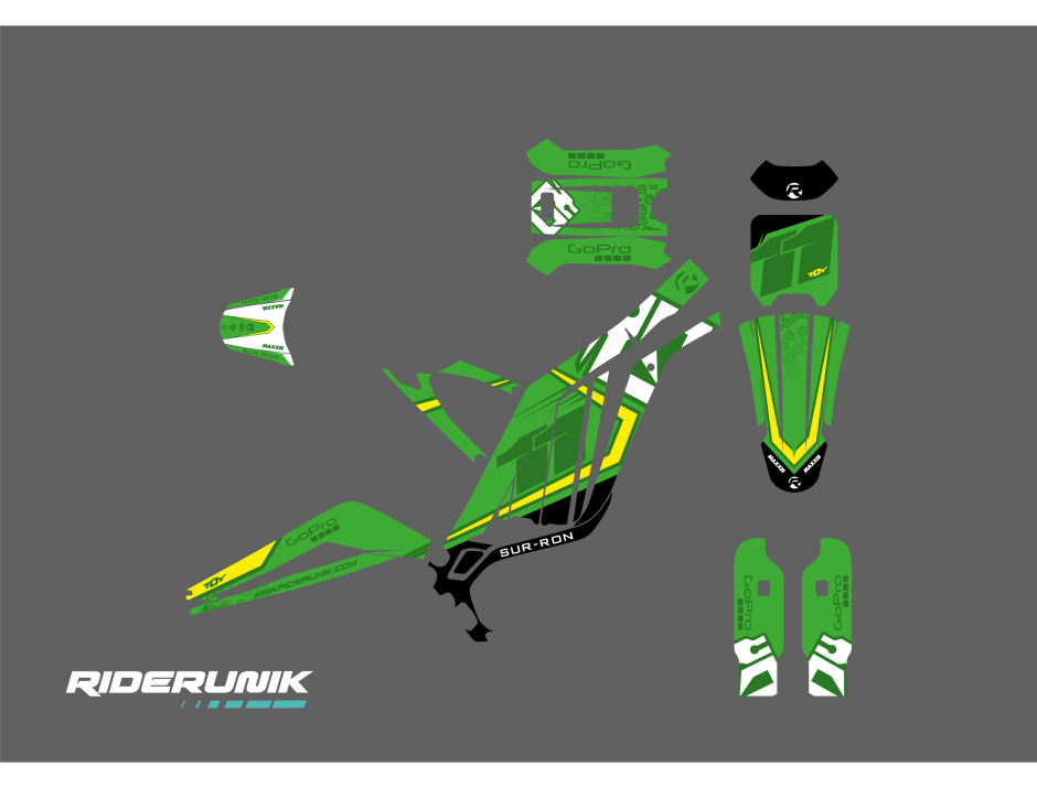 KIT DECO SUR-RON TOY GREEN 2