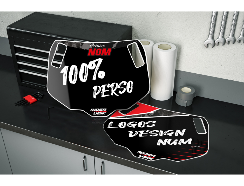 PANNEAUTAGE 100% PERSO RIDERUNIK 1