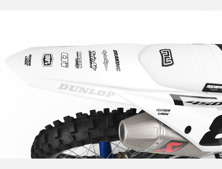 KIT DECO MOTOCROSS KTM COB BLANCHE 2