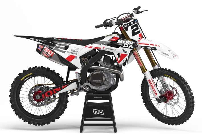 KIT DECO MOTOCROSS CR/CRF ART WHITE