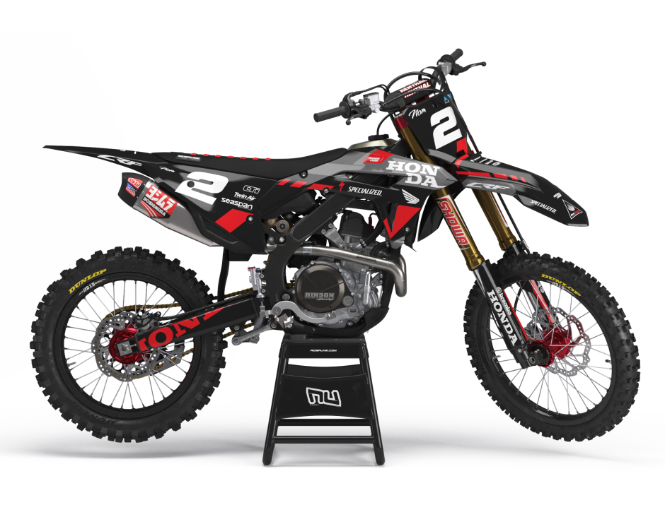 KIT DECO MOTOCROSS CR/CRF ART BLACK 1