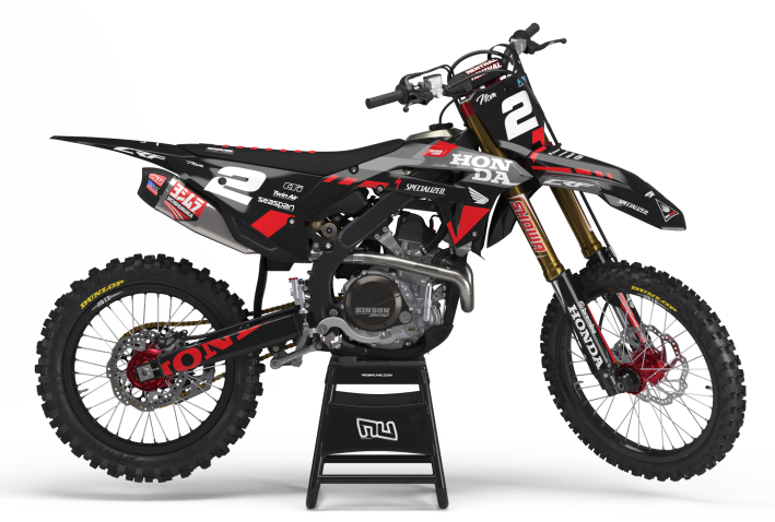 KIT DECO MOTOCROSS CR/CRF ART BLACK