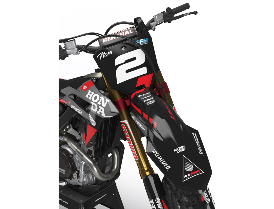KIT DECO MOTOCROSS CR/CRF ART BLACK 3