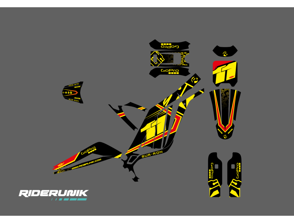 KIT DECO SUR-RON TOY FLUO 2