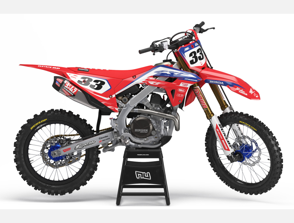 KIT DECO MOTOCROSS CR/CRF BAYI BLUE 1