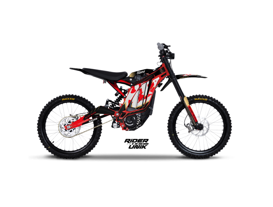 KIT DECO SUR-RON GLITCH RED 1